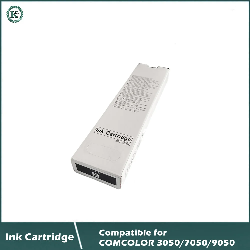 

COMPATIBLE Inkjet ink cartridge For Riso Ink Comcolor 3010/3050/7010/7050/9010/9050 1000ml K C M Y color