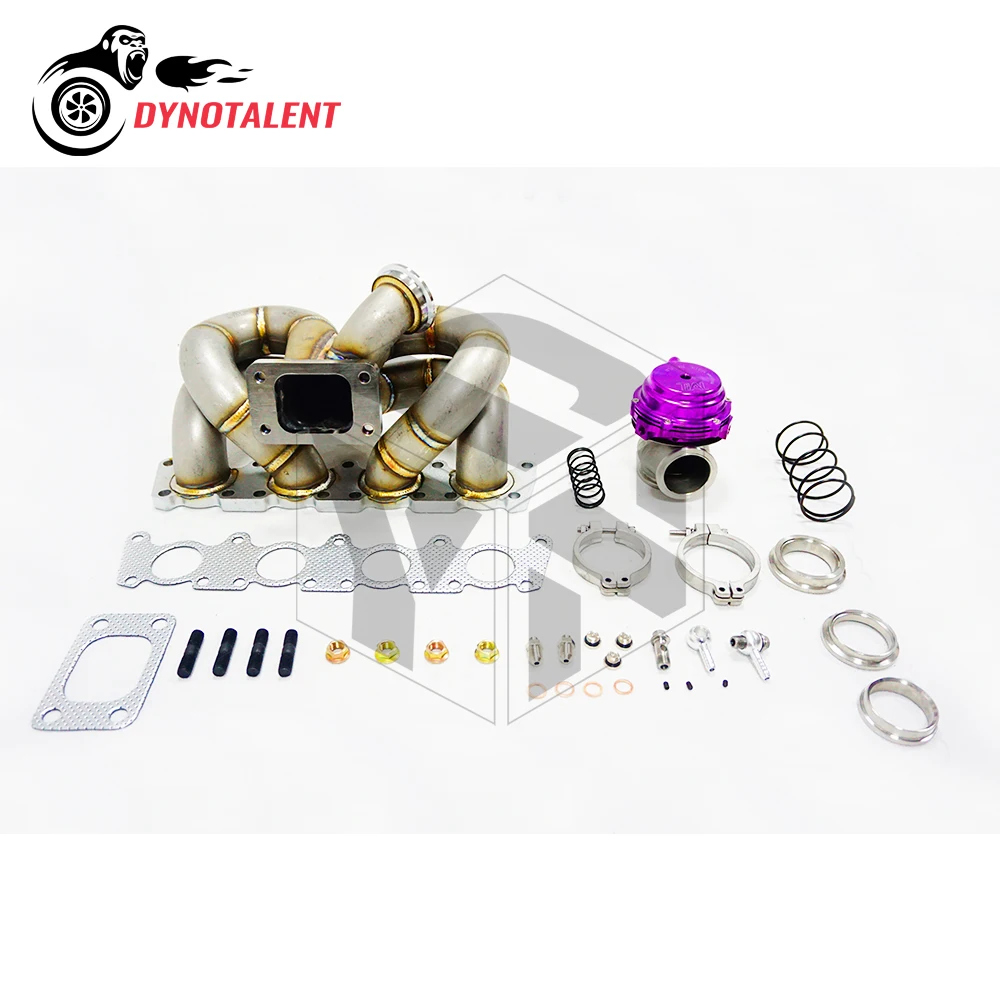 DYN RACING High Quality 3mm Thick schedule 48mm Turbo Manifold For A4 1.8L FWD Turbo Manifold 1999-2004 With 44mm Wastegate