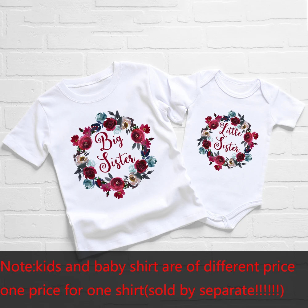 Camisetas de las hermanas grandes/pequeñas, pelele para bebé - Main Image