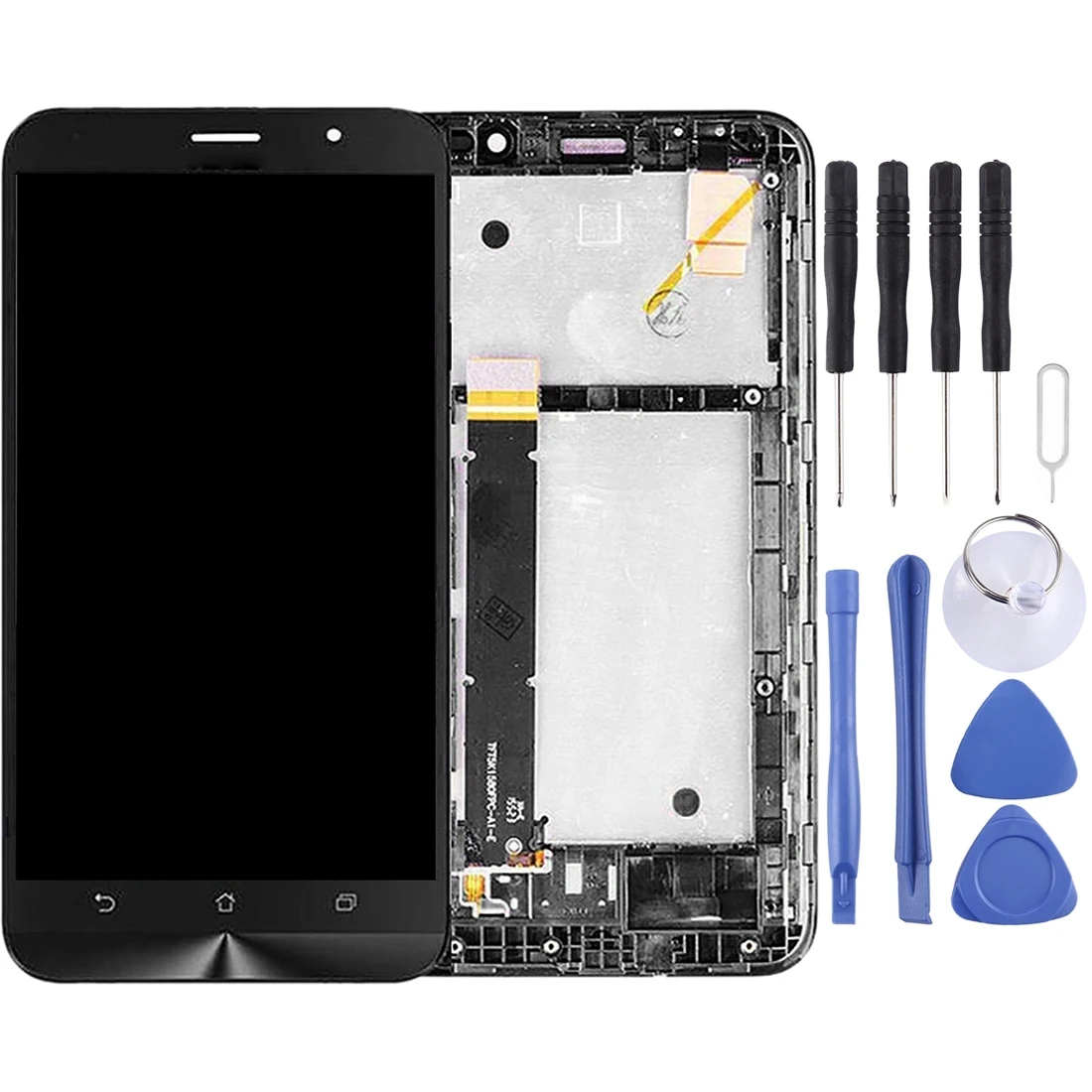 

iPartsBuy New for Asus Zenfone ZB551KL Go TV TD-LTE X013D X013DB LCD Screen and Digitizer Full Assembly with Frame