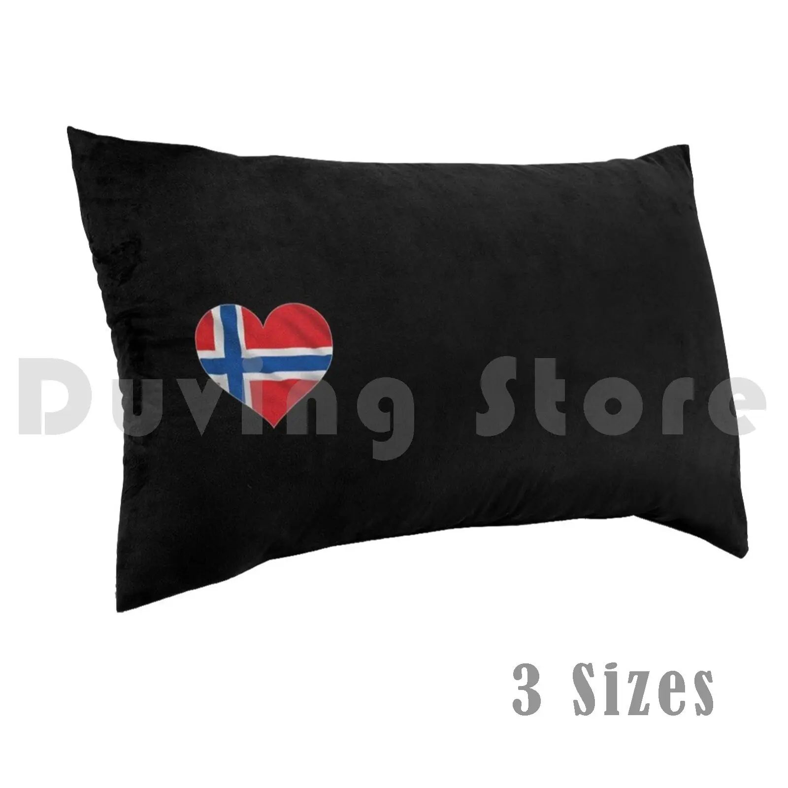 

Norway Heart Flag Pillow Case 40x60 1093 Protective Protective Quarantine Nurse