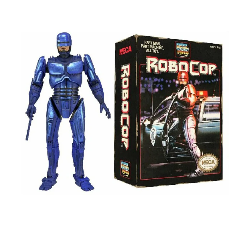 About 7 inches Anime  1987 RoboCop Variant Action Figure Film Limited Blue Ver. RoboCop PVC figure Toy