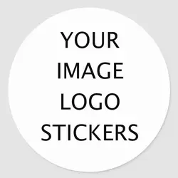 2.5/3.5/4.5/6cm Custom Sticker Customized Business Store Logos Labels Wedding Birthday Baptism Your Own Personalize Stickers