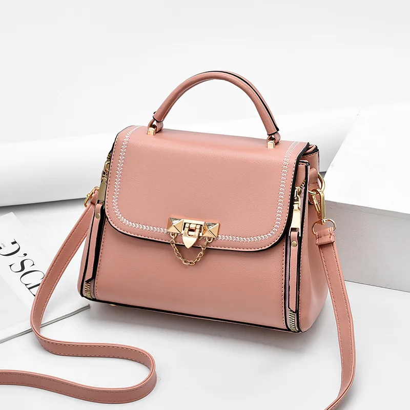 Crossbody Bag New Square PU Leather Women\'s Designer Handbag  Pattern Shoulder Messenger Bag Sac Main Femme Purses and Handbags