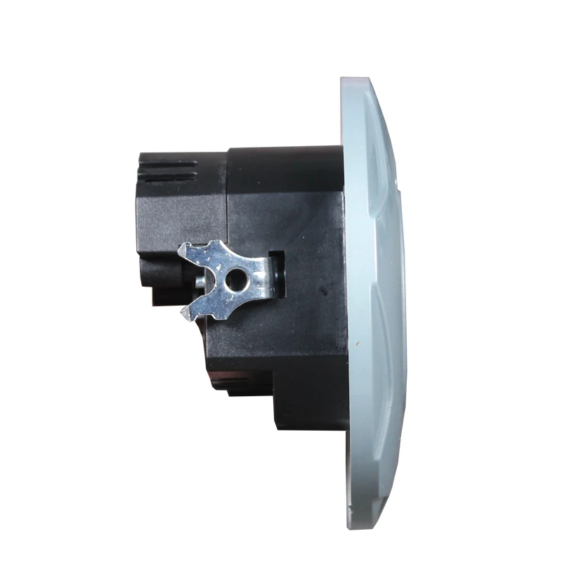 USB Wall Socket charger Double USB Port 5V 2A usb wall outlet high quality Grey color C4-01 image 4