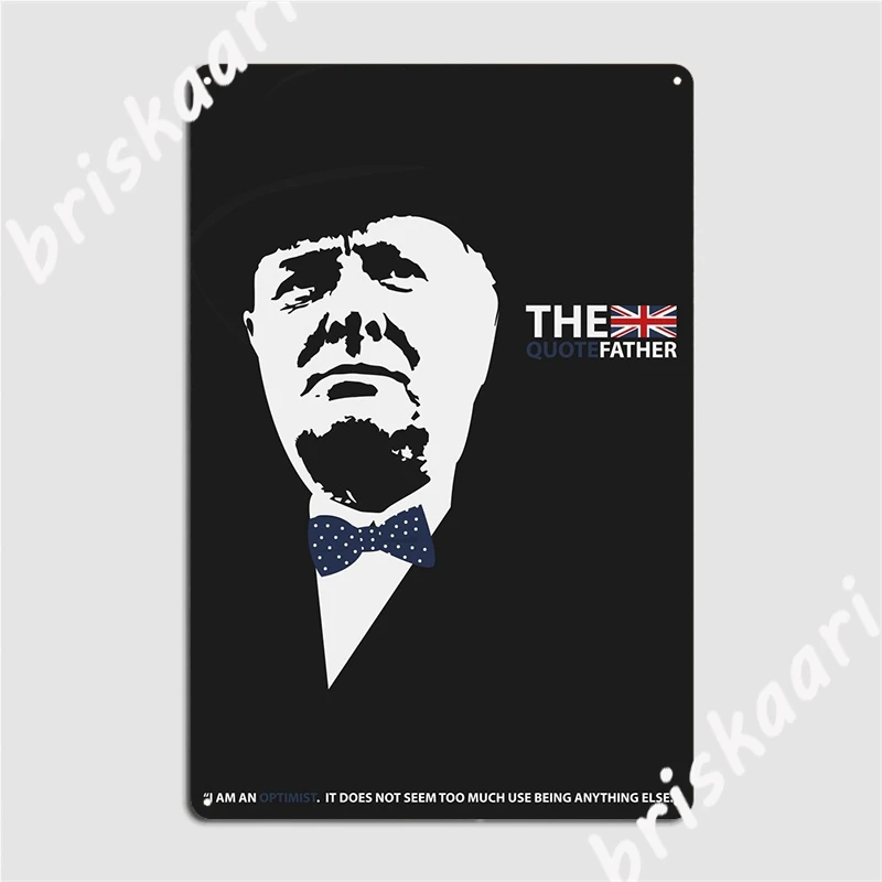 A Churchill Poster Made In The Style Of The Godfather Poster Metal Plaque Wall Pub Design Home Wall Decor Tin Sign Poster