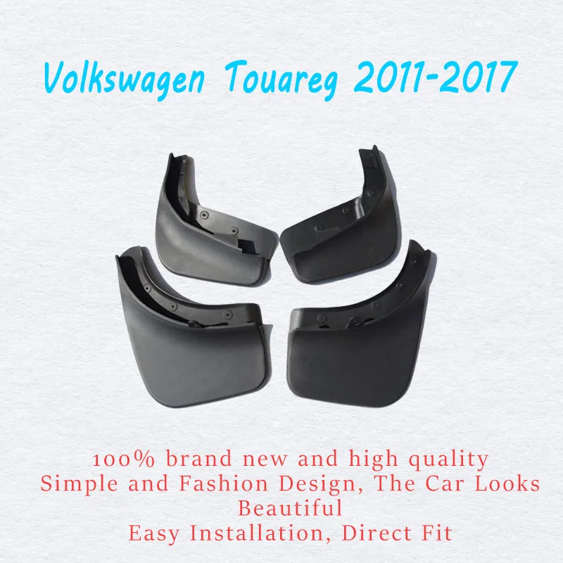 Mud flaps for Volkswagen vw Touareg Mudguards Fender Volkswagen Touareg Mud flap splash Guard Fenders car accessories Front Rear