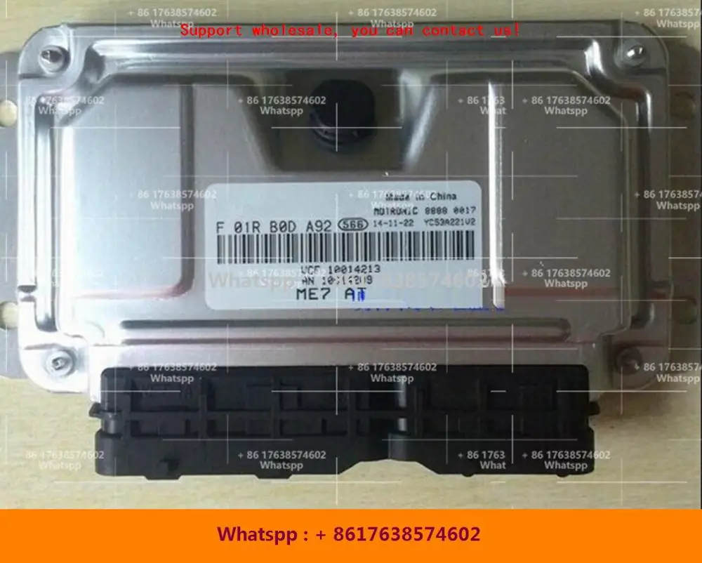 For car engine computer board M797 ECU/F01R00DA92 AN10014209 F01RB0DA92/0261201245 AC37210016