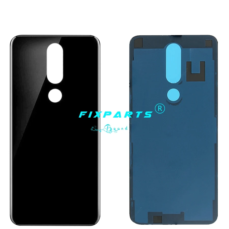 For Nokia 5.1 Plus 6.1 Plus 8.1 X7 TA-1102 TA-1105 TA-1108 TA-1109 TA-1112 TA-1120 1199 Glass Rear Back Housing Battery Cover