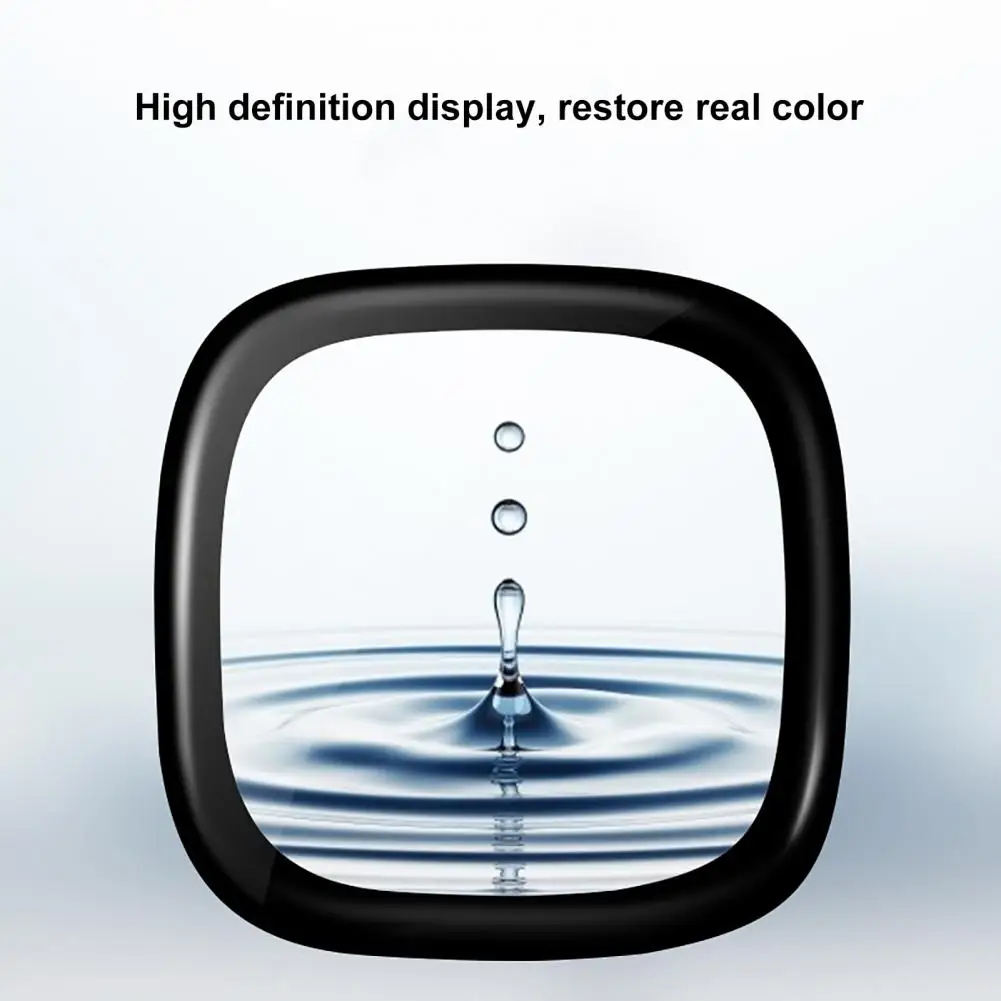 Screen Protector for Fitbit Versa 3 & Sense 3D Curved Edge Full Coverage Soft Protective Film for Fitbit Versa 3 (Not Glass)