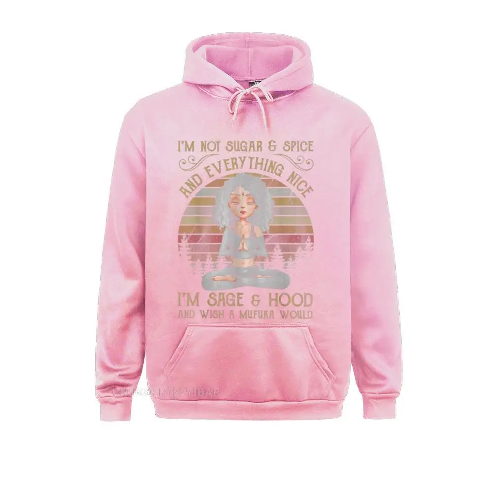 Io non sono zucchero e spezie e tutto bello sono salvia Pullover con cappuccio felpe stile Preppy ultimi uomini felpe con cappuccio stampa abiti