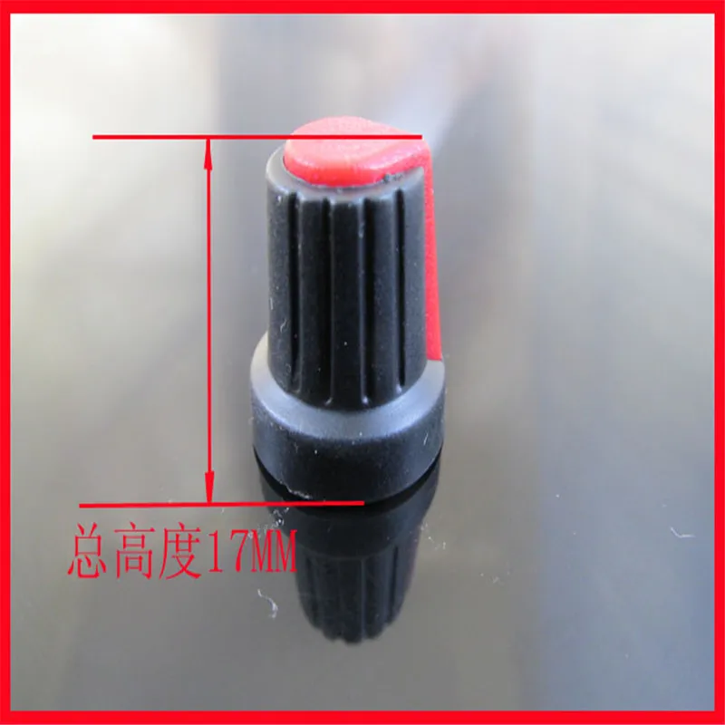 Potenziometro manopola diametro interno 6mm diametro esterno 15MM alta 17MM manopola di resistenza regolabile tappo potenziometro