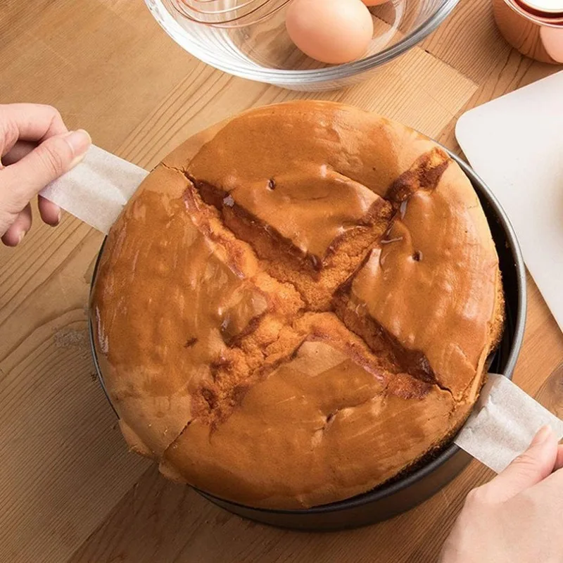 100PC Precut Circle Cake Pan Liners 6/8/9 Inch round Parchment Paper with Lift Tabs Baking Disposable Sheets Non-stick