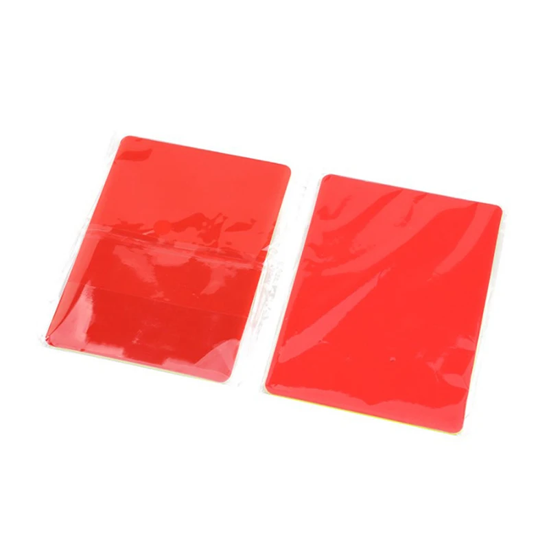 Professional Football Red And Yellow Cards Record Soccer Games Referee Tool Equipment For Soccer Match Accessory