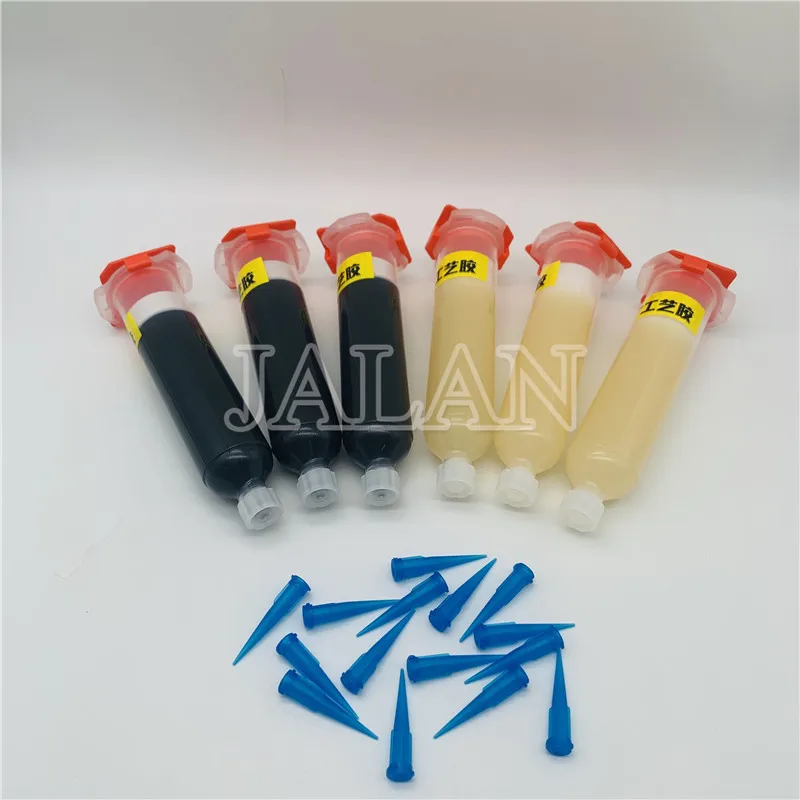 Manual Plastic Dispensing Gun+Cold Glue for IP X XS MAX LCD Frame Dispensing Display Frame Glass UV Glue Curing Repair Tool