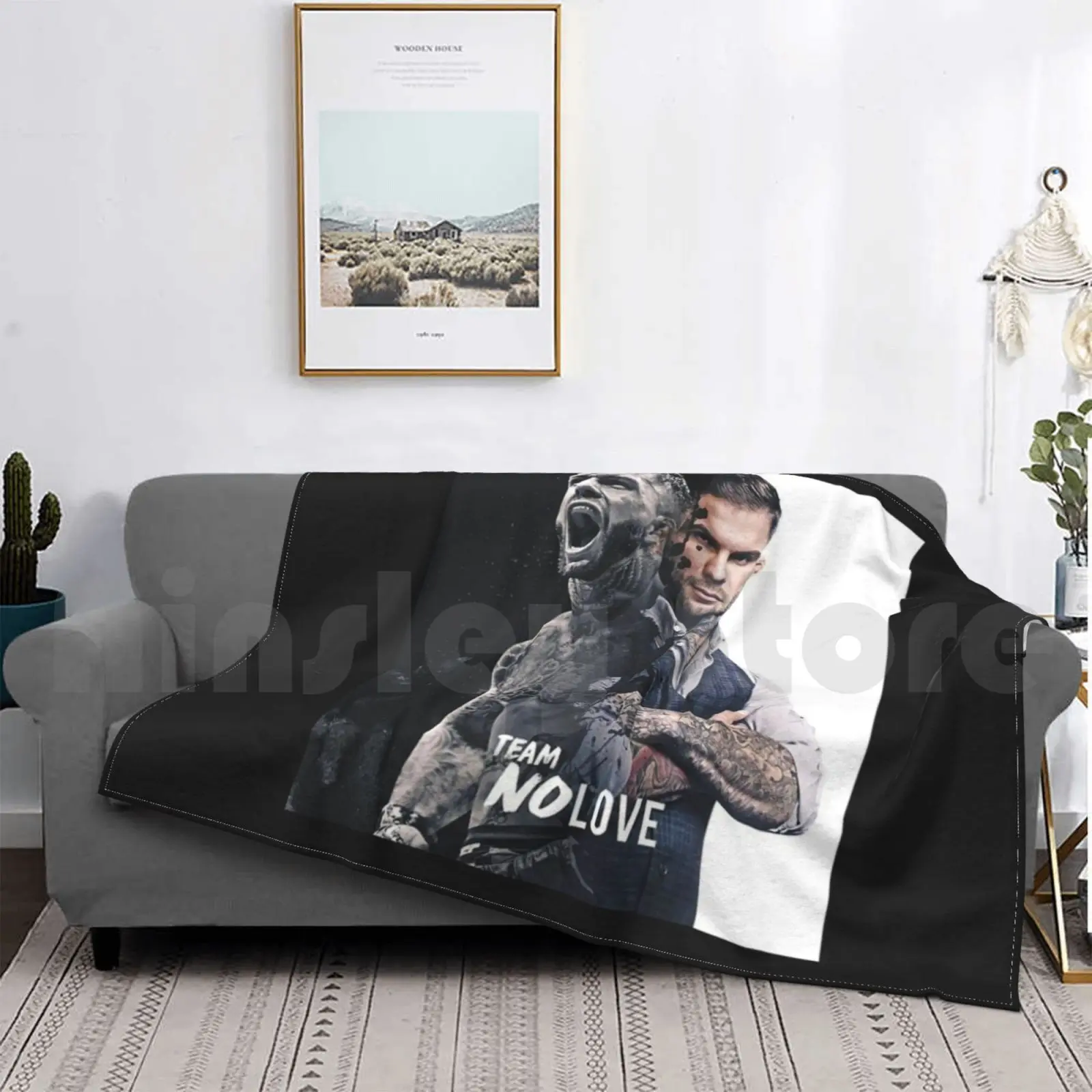 كودي غاربرانت فريق المقاتل لا الحب بطانية فنية موضة مخصصة كودي غاربرانت فريق القتال المقاتل لا الحب Tj