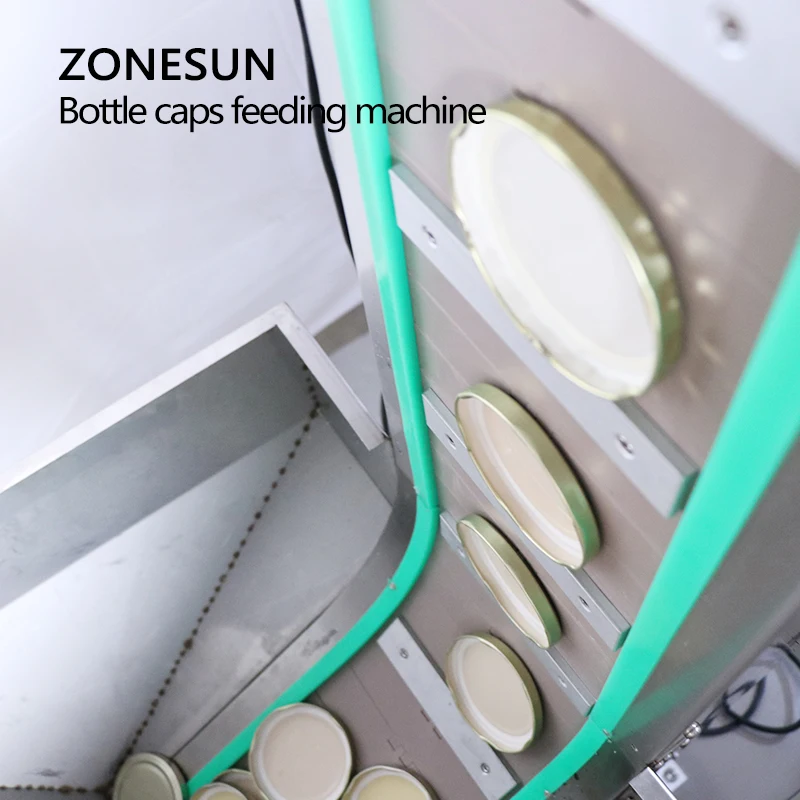 ZONESUN Automatic Custom Plastic PET Bottle Cap Lifting Elevator Capper Machine