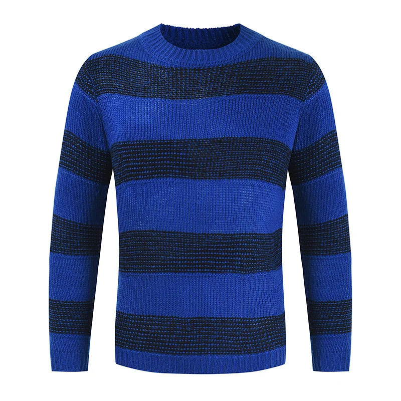 

2021 High Quality Sweater Pollovers Men Casual Cotton Sweater Jumper Pullover Male O-Neck Knitwear Jersey Men