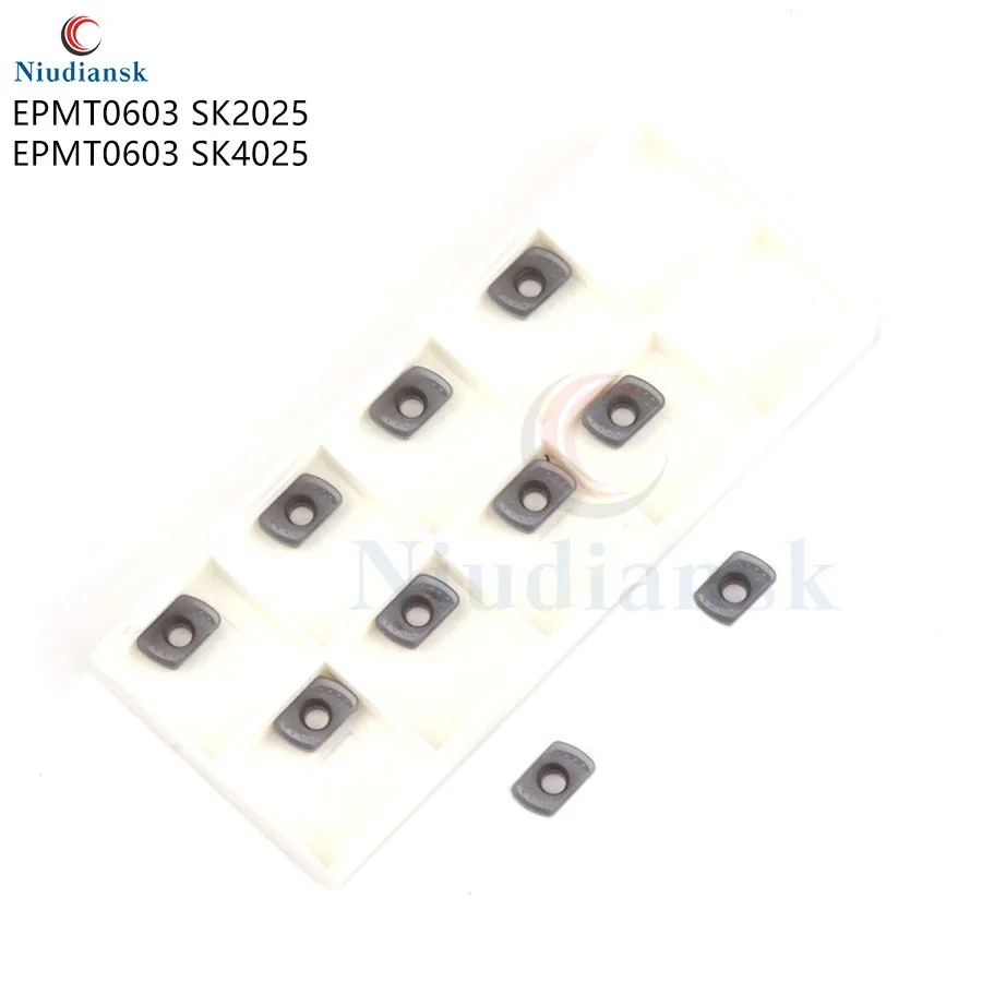 EPMT0603 SK2025 EPMT0603 SK4025 شفرة طحن آلات تقطيع آلة خرط تعمل بالتحكم الرقمي بواسطة الحاسوب أدوات الصلب و الفولاذ المقاوم للصدأ تحول أدوات