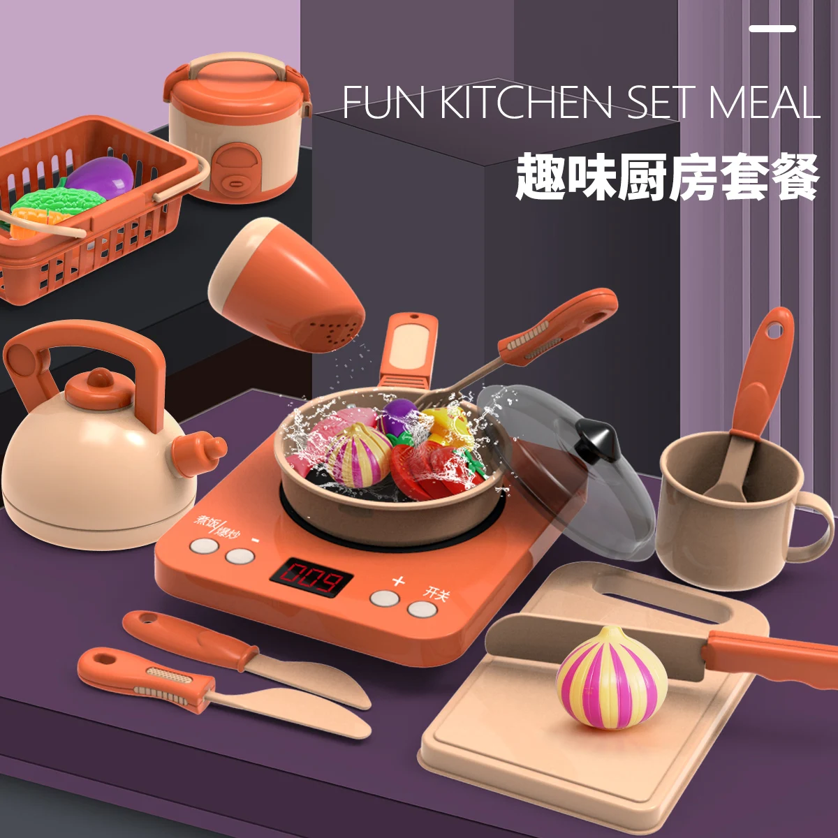 Children Kitchen Toys Simulation Kitchen Utensils Food Cookware Pot Pan Kids Pretend Play Kitchen Set Toys For Girls Doll Food