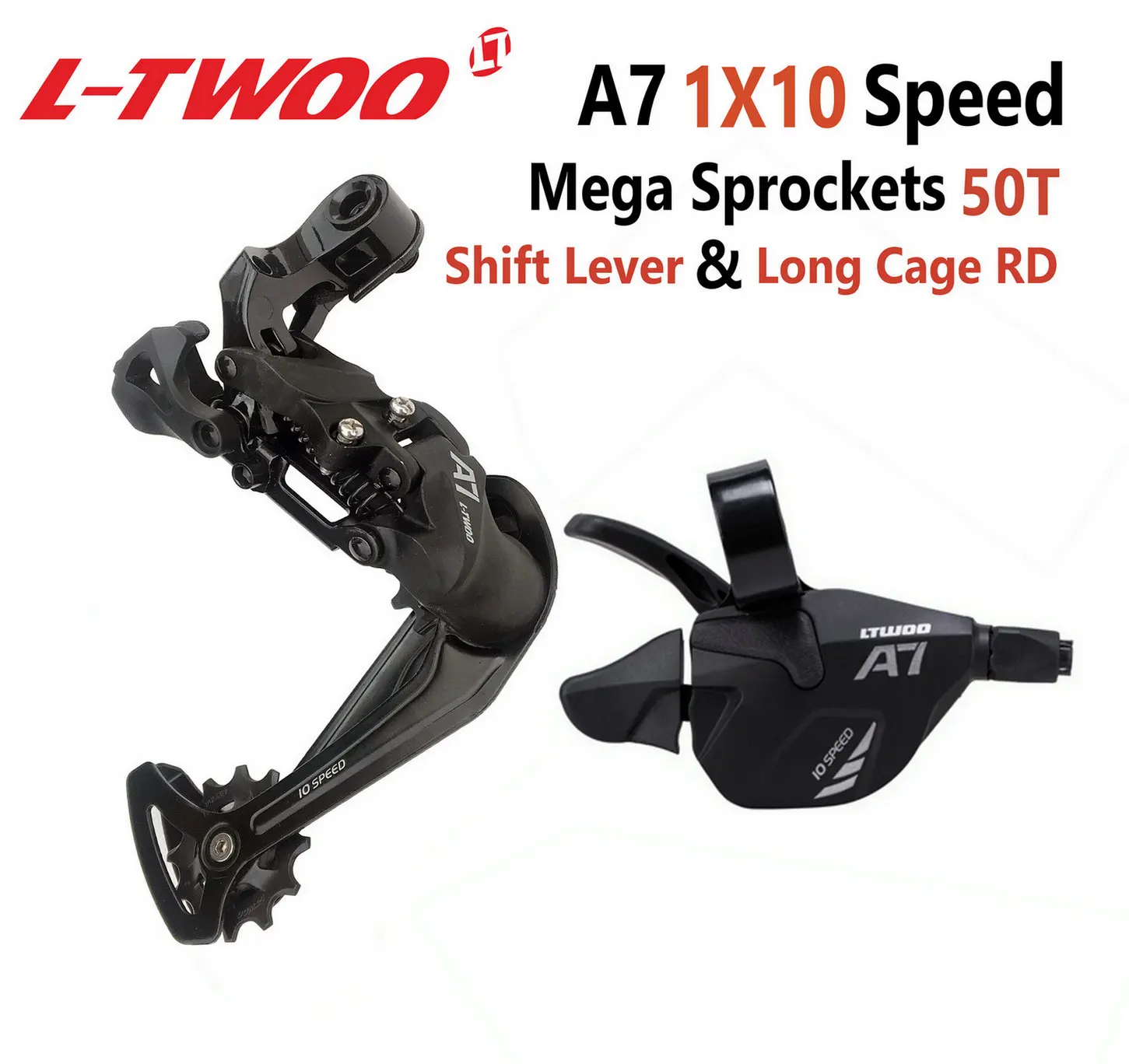 LTWOO A7 1x10 グループセット トリガー シフター レバー + リア