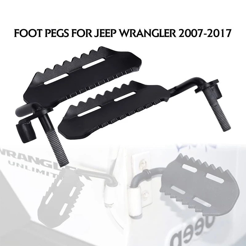 Auto Replacement Foot Pegs Nerf Bars & Running Boards for Jeep Wrangler 2007-2016