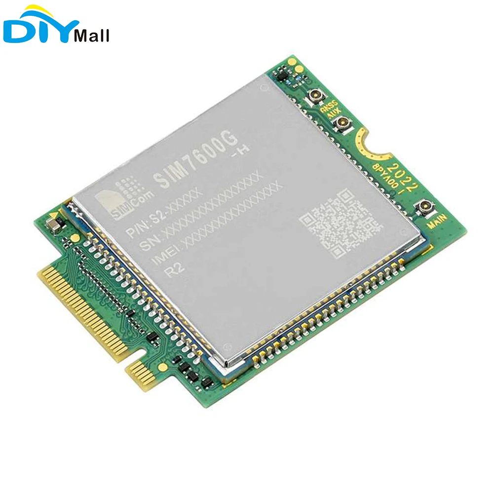 

Waveshare SIM7600G-H-M.2 4G LTE Cat-4 Module Global Coverage GNSS Support M.2 B KEY Connector LTE-TDD LTE-FDD HSPA+ GSM GPRS