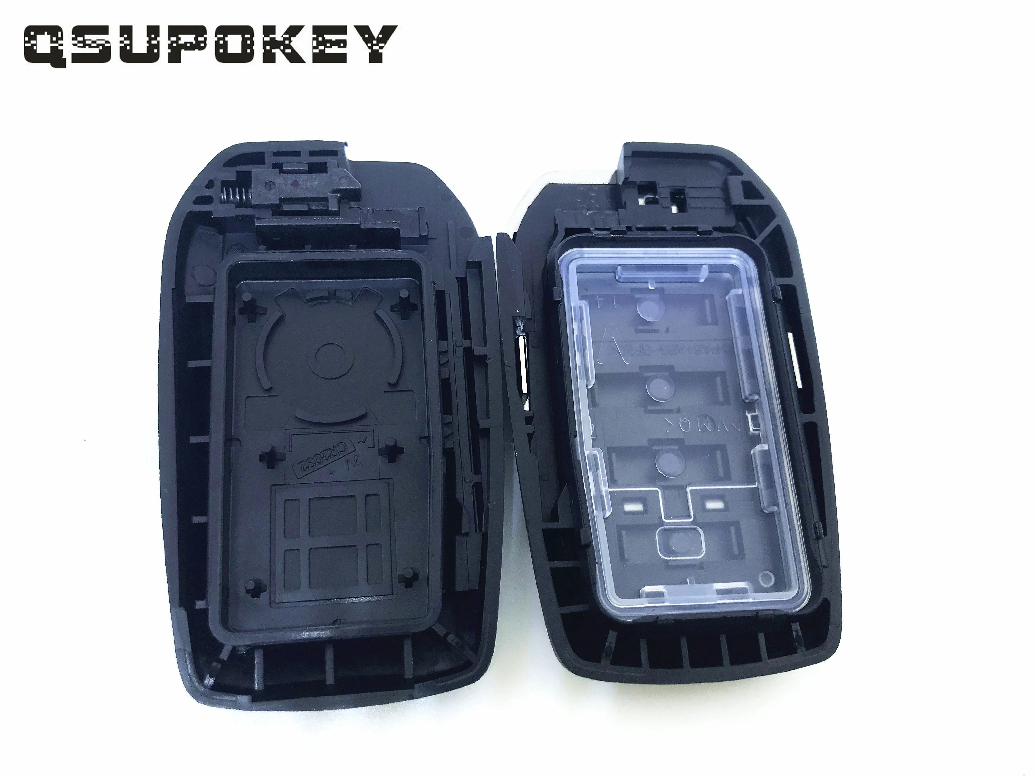 Qsupokey Original Replacement 4 Button Car Remote cover Without Emergency Key Fit FOR Original  T-oyota Fortuner