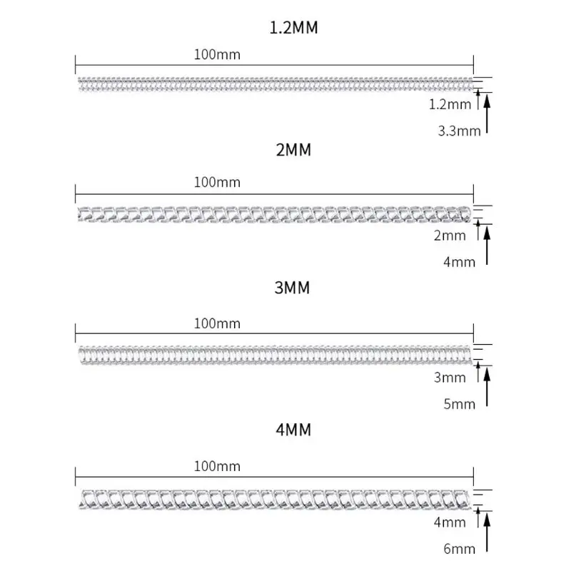 12 Pack 4 Sizes Spiral Tightener Ring Size Adjuster For Loose Ring Jewelry Guard 