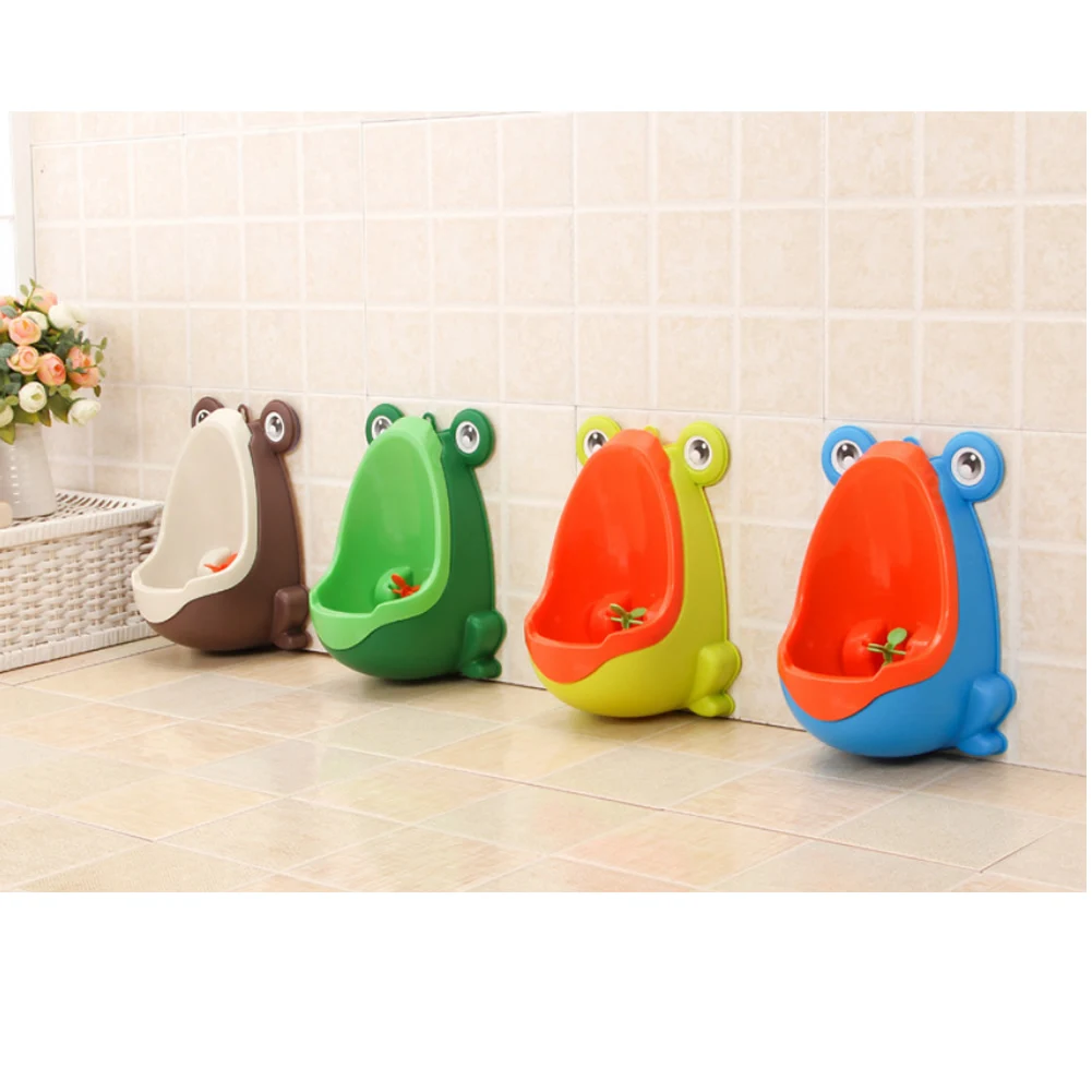 Frog Plastic Baby Boys Children Pee Potty Toilet Training Kids Urinal Bathroom