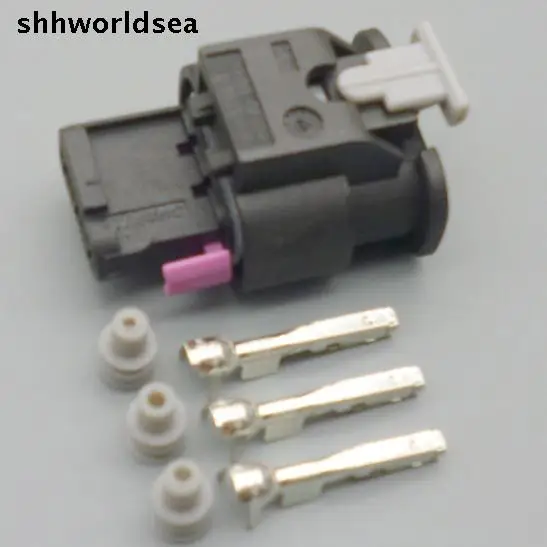 

worldgolden 5/30/100sets 1.5mm 3P car connector socket 1718653-1F