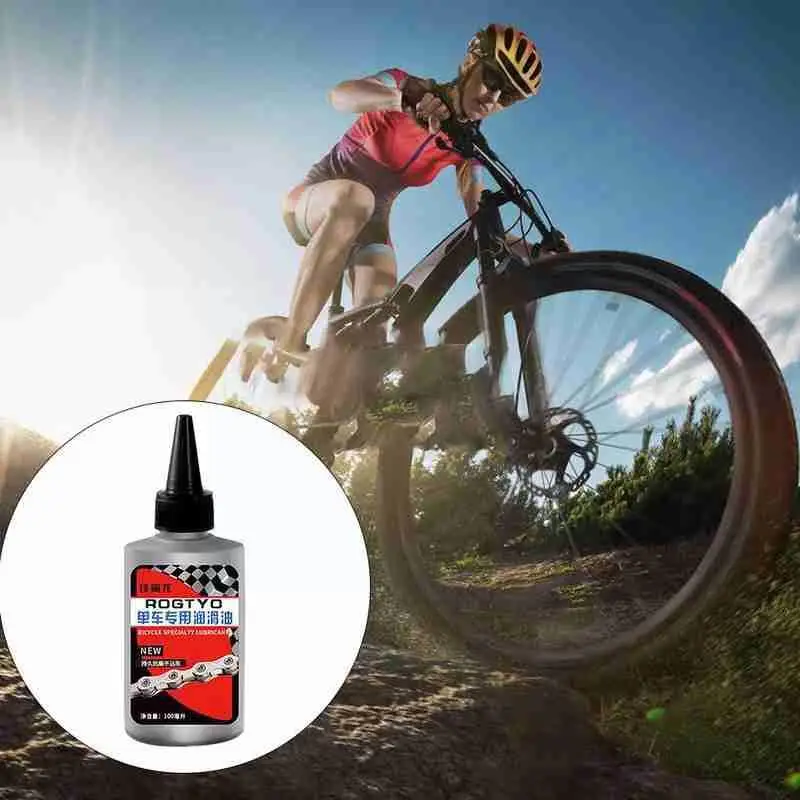 Lubrifiant spécial pour chaîne de vélo, 100ml, pour vtt, vélo de route, huile pour fourche, volant d'inertie, accessoires de cyclisme