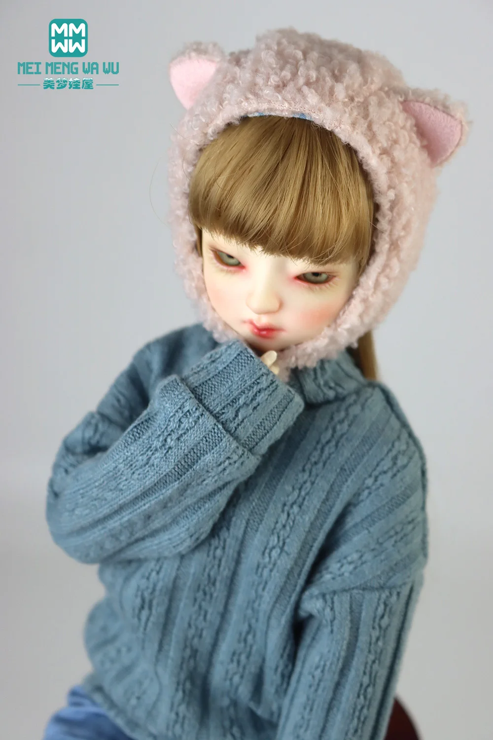 

Fits 28-75cm 1/6 1/4 1/3 BJD DD SD MSD YOSD MYOU Spherical Joint Doll Fashion turtleneck sweater Pullover