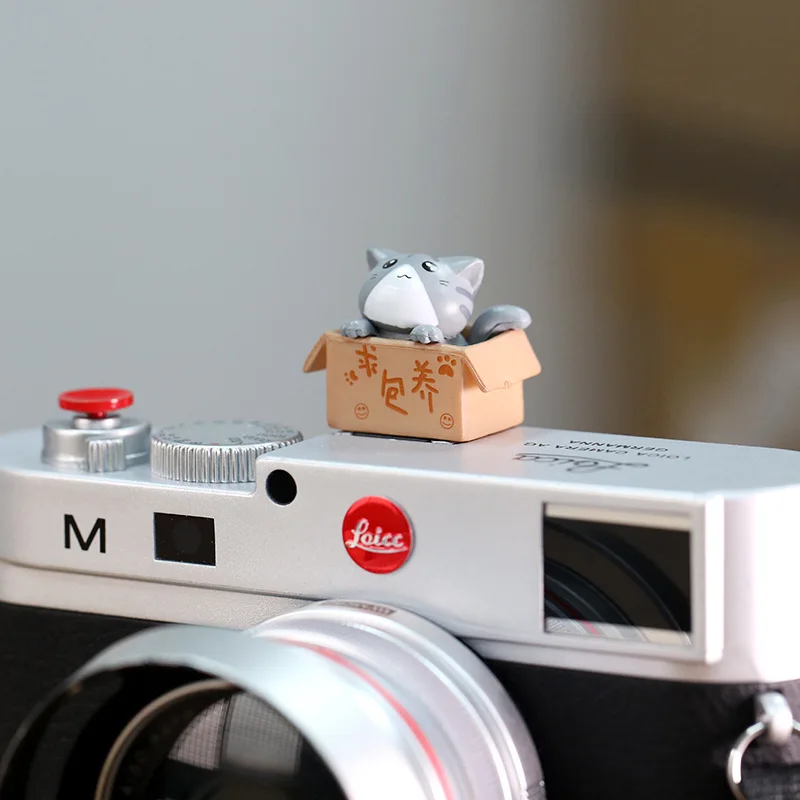 Cubierta de zapata de dibujos animados 3D para cámara, tapa a prueba de polvo para Canon, Nikon, Fujifilm, Samsung, Panasonic, Leica, Olympus