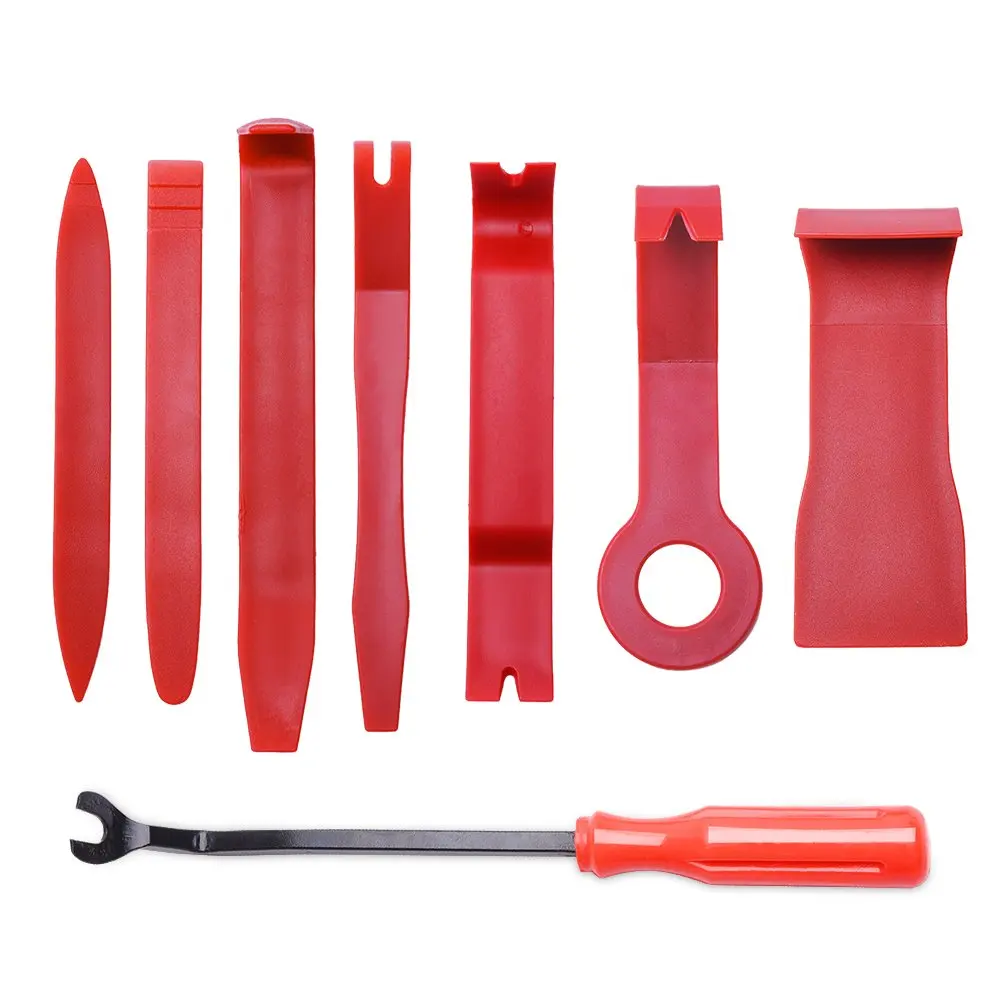 Auto Door Clip Panel Trim Removal Tool Kits Navigation Disassembly Blades Car Interior Plastic Seesaw Conversion Repairing Tools