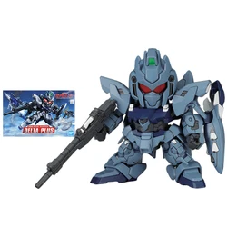 Bandai Gunpla zestaw modeli do składania animacji rysunek SD BB 379 MSN-001A1 DELTA PLUS oryginalna Gunpla Model zabawkowa figurka zabawki dla dzieci