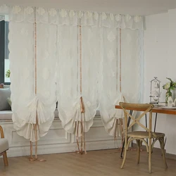 Cotton linen roller shutter blinds for living room kitchen shading window screen roman lifting cortinas Easy Install Blinds