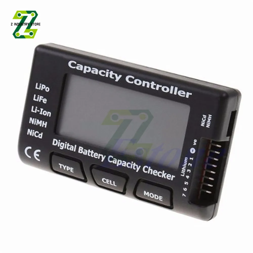 Digital Battery Capacity Detector 1-7S LCD Checker Tester Voltage Controller LiPo LiFe Li-ion for RC Car