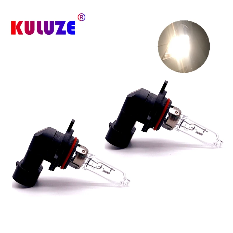 

2 PCS 9012 HIR2LL 12V 55W PX22D Clear Car Lights Halogen Bulbs 3500K Auto Headlight Car Head Lamps