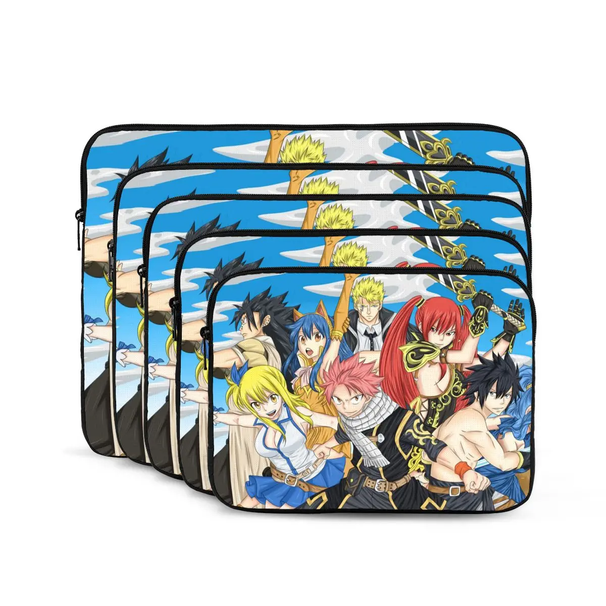 Fairy Tail Computer ipad Laptop Cover Case Laptop Sleeve Bag Portable Cover Fundas Pouch