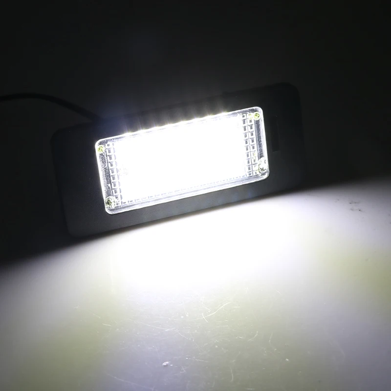 Car LED License Number Plate Light Lamp For Audi A4 B8 S4 A5 S5 Q5 TT RS A1 A7 RS5 TTRS A6 C7 For VW Passat 5D R36 6000K White