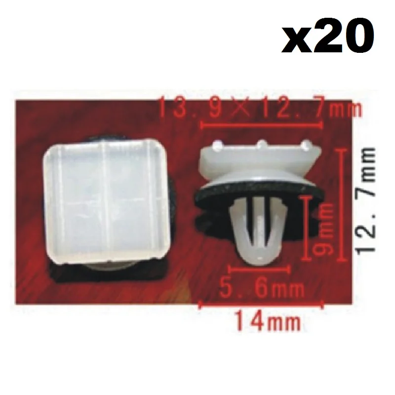 

20x For Honda Nylon Retainer Clip B133