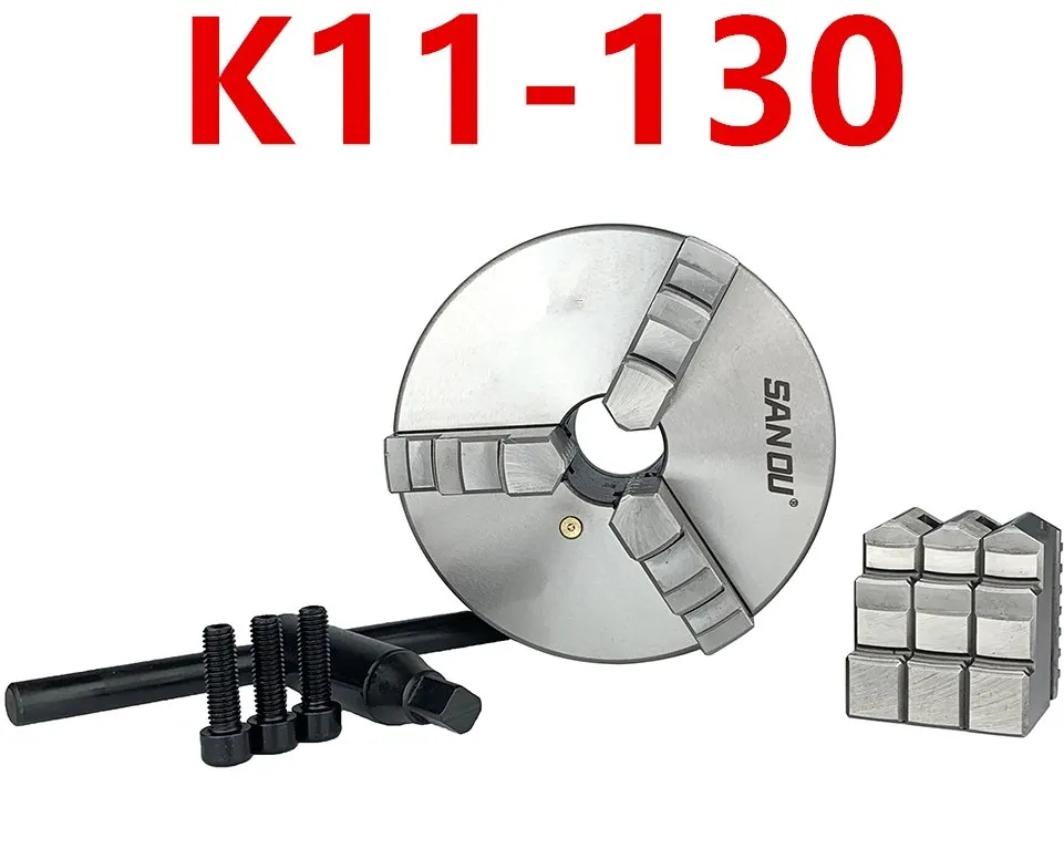 SAN OU K11-130 three jaw mini lathe chuck 130mm lathe tool accessory