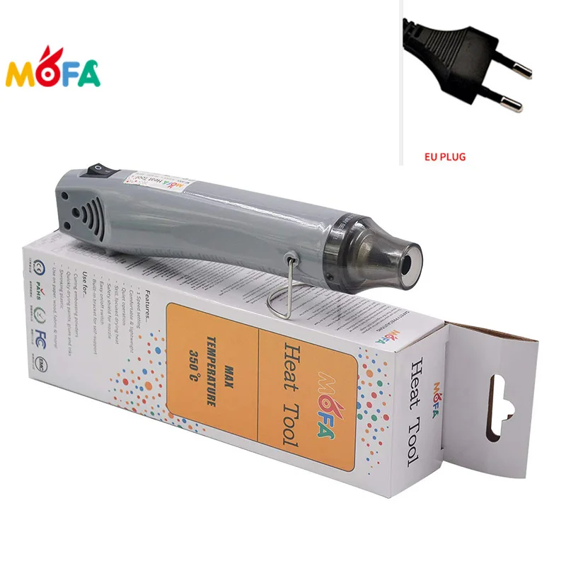 350 Mini Handheld Hot Air Gun 300W, Portable Heat Gun for DIY Craft Embossing Heat Gu