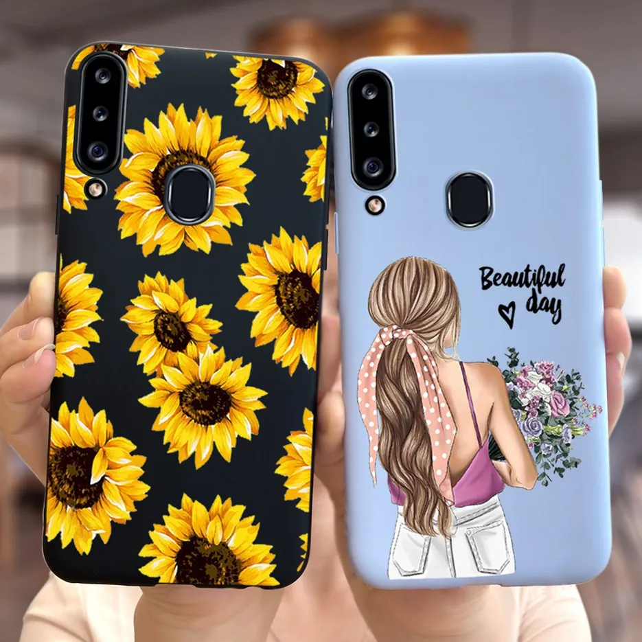 Sunflower Case For Samsung Galaxy A01 A10 A20 A30 A40 A50 A70 A20E Back Cover For Samsung A 01 10 20 30 40 50 70 20E Phone Cases