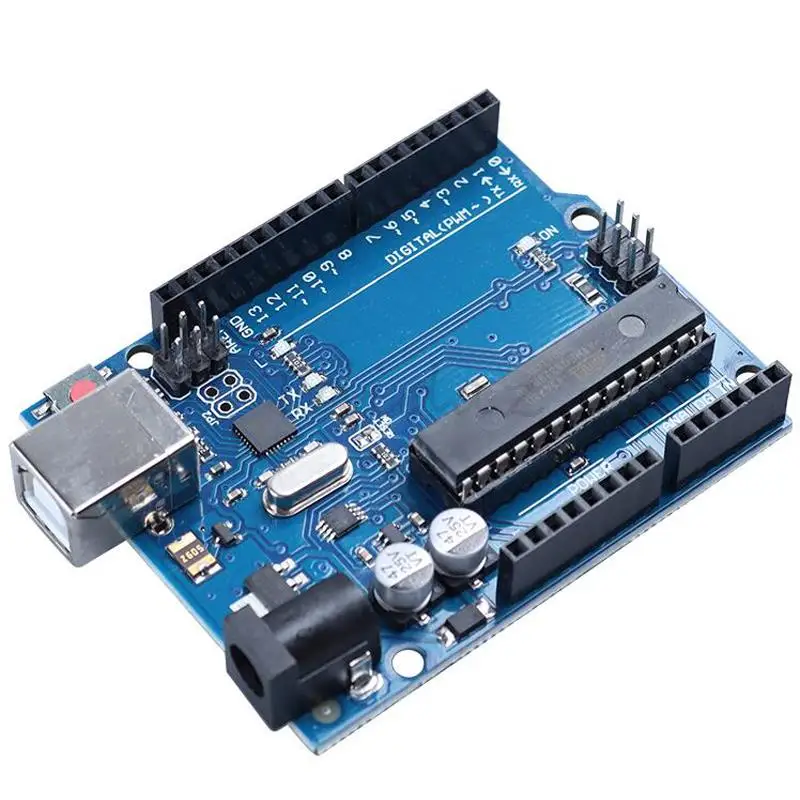 UNO R3 Development Board ATmega328P CH340 CH340G For Arduino UNO R3 With Straight Pin Header with Cable One Set