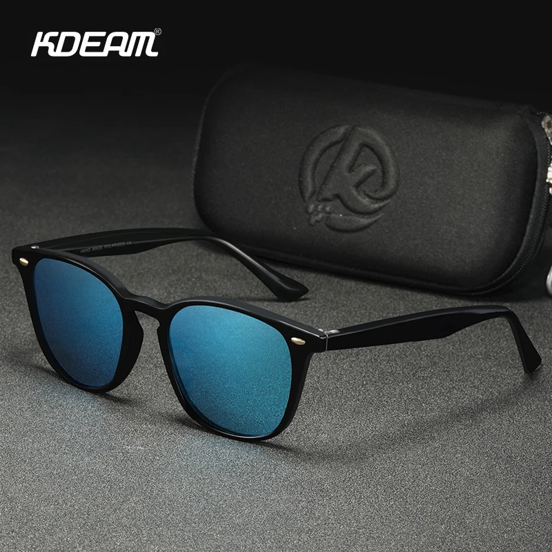 KDEAM Unisex Fashion Sunglasses Polarized Women Men TR90 Sun Glasses Anti-impact UV400 Lens Stainless Steel Hinges KD5066