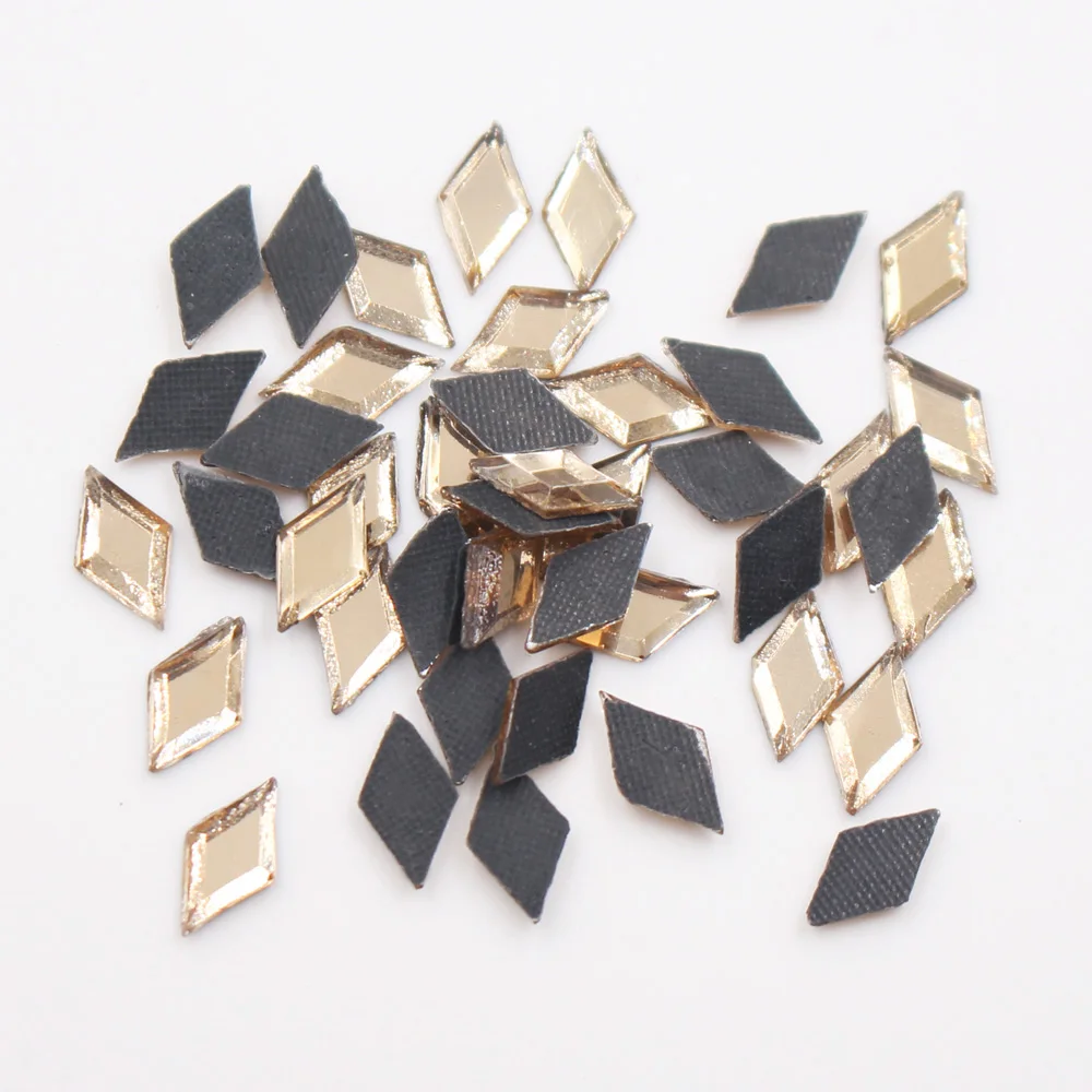 200 Stück 5 x 10 mm Kristalle Hotfix-Strasssteine mit flacher Rückseite Strass-Strasssteine zum Basteln, zum Aufbügeln, für Kleidungsdekoration – Detail 6