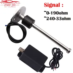 0-190ohm/240-33ohm Fuel Level Sensor Marine Boat Yacht Tank Gauge NMEA2000 Converter CX5001 9-32V Fuel Level Gauge Customized
