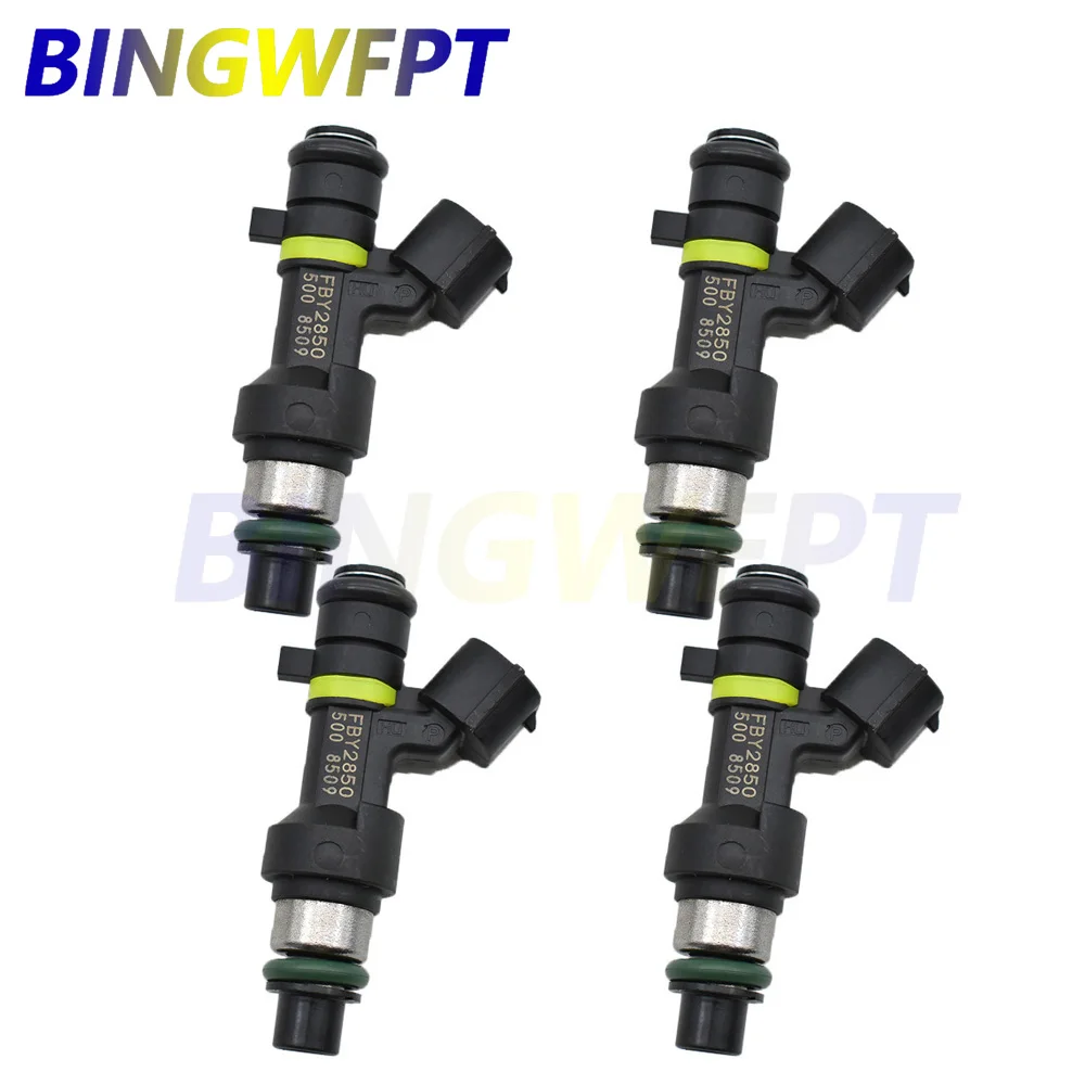 

4pcs Fuel Injector 16600-EN200 16600EN200 FBY2850 166006801R 16600-6801R FJ1056 for Nissan-Tiida Livina VERSA B16 1.8L/2.0L L4